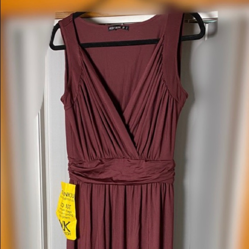 Mulberry Grecian gown. By Koh Koh.